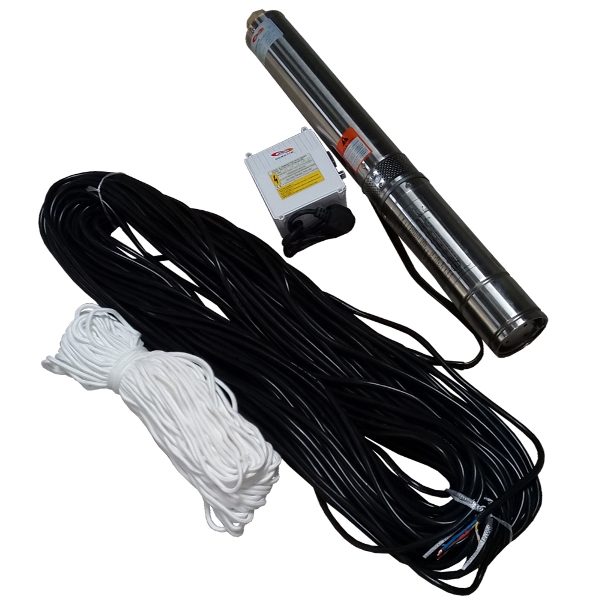 Hurricane 4 inch Borehole Pump 1.1KW 100m Kit The Pump Warehouse